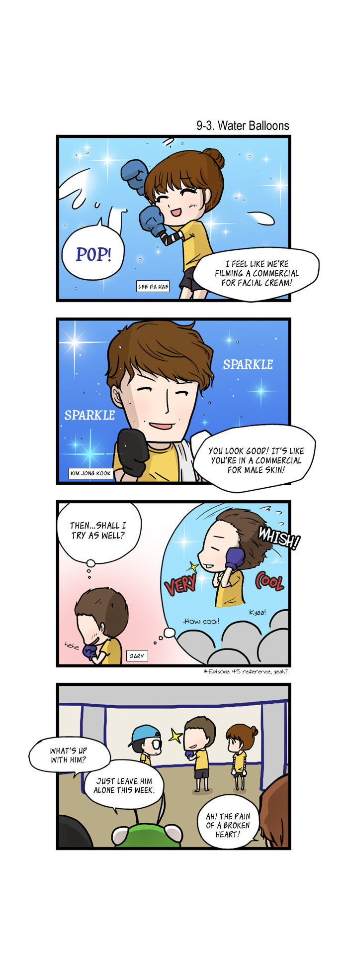 Running Man Chapter 9 page 3 - Chapter 9 : NG! NG! Retake!