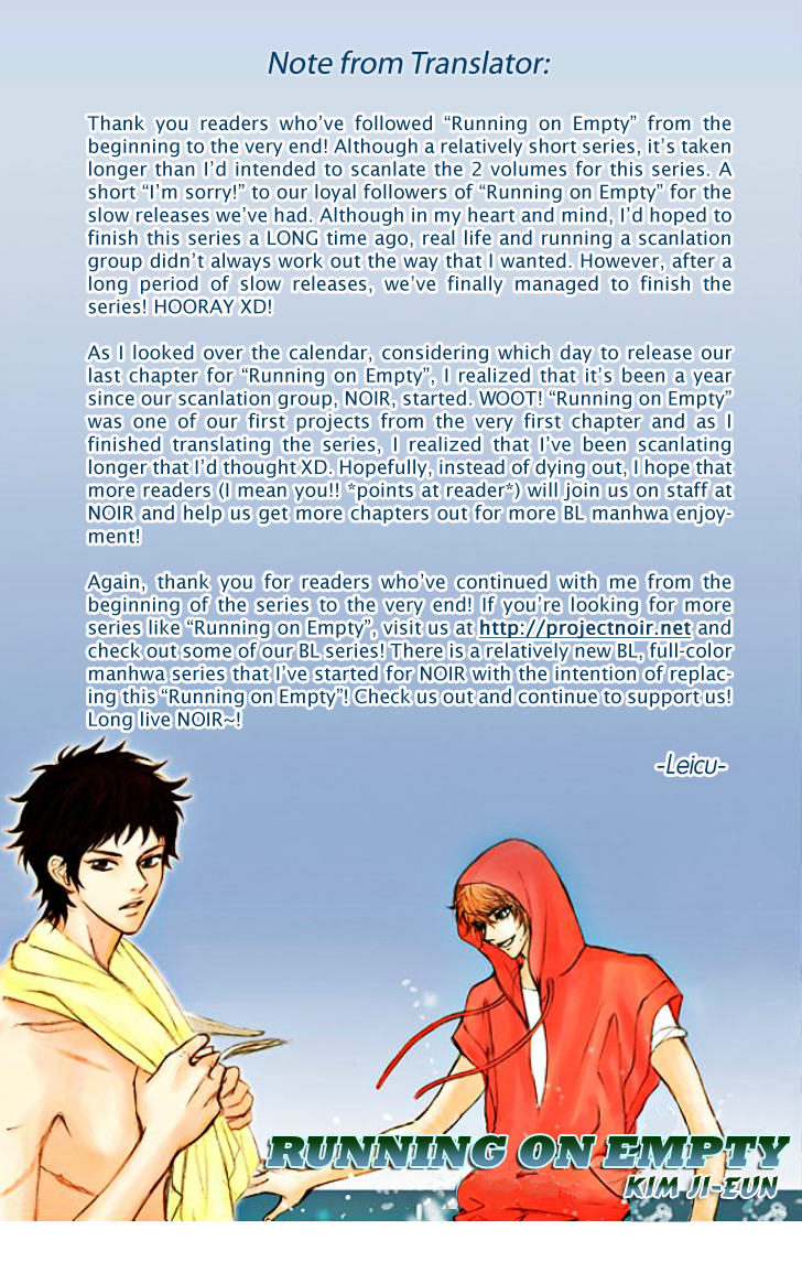 Running on Empty Chapter 12.2 page 18 - Chapter 12 v2 : [End]
