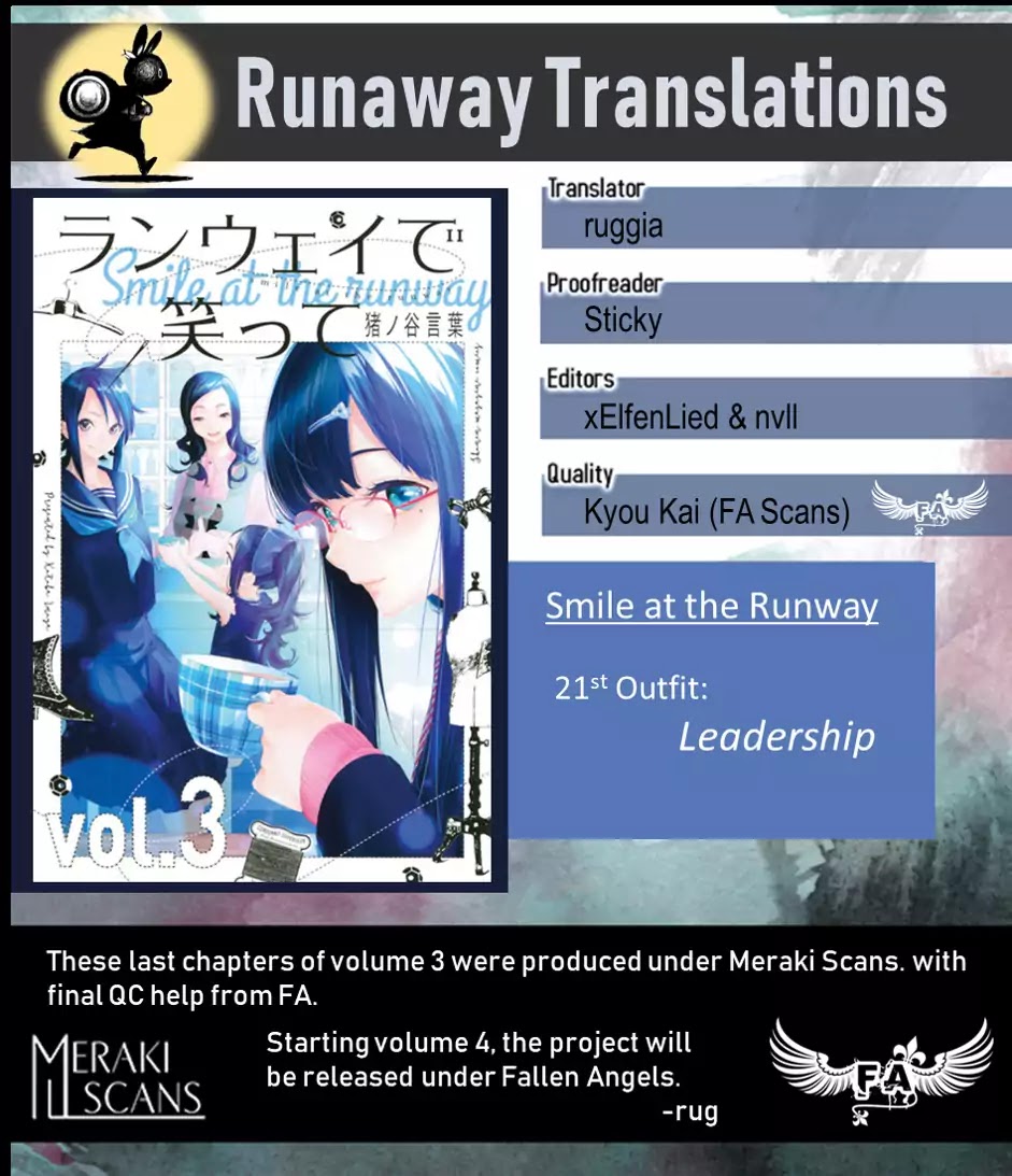 Runway de Waratte Chapter 21 page 1 - Chapter 21: Leadership