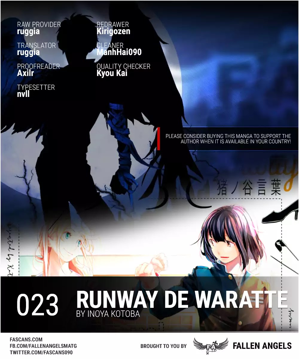 Runway de Waratte Chapter 23 page 1 - Chapter 23