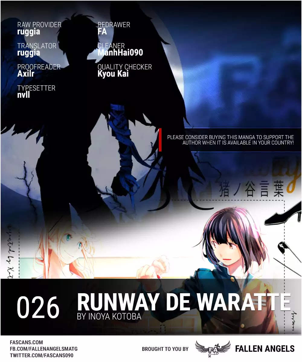 Runway de Waratte Chapter 26 page 1 - Chapter 26