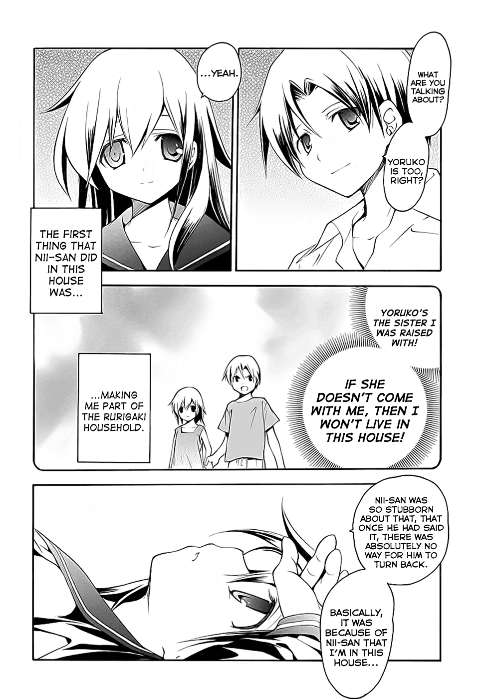 Rurigaki Yoruko no Yuigon Chapter 3 page 8 - Chapter 3 : The Rurigaki Household