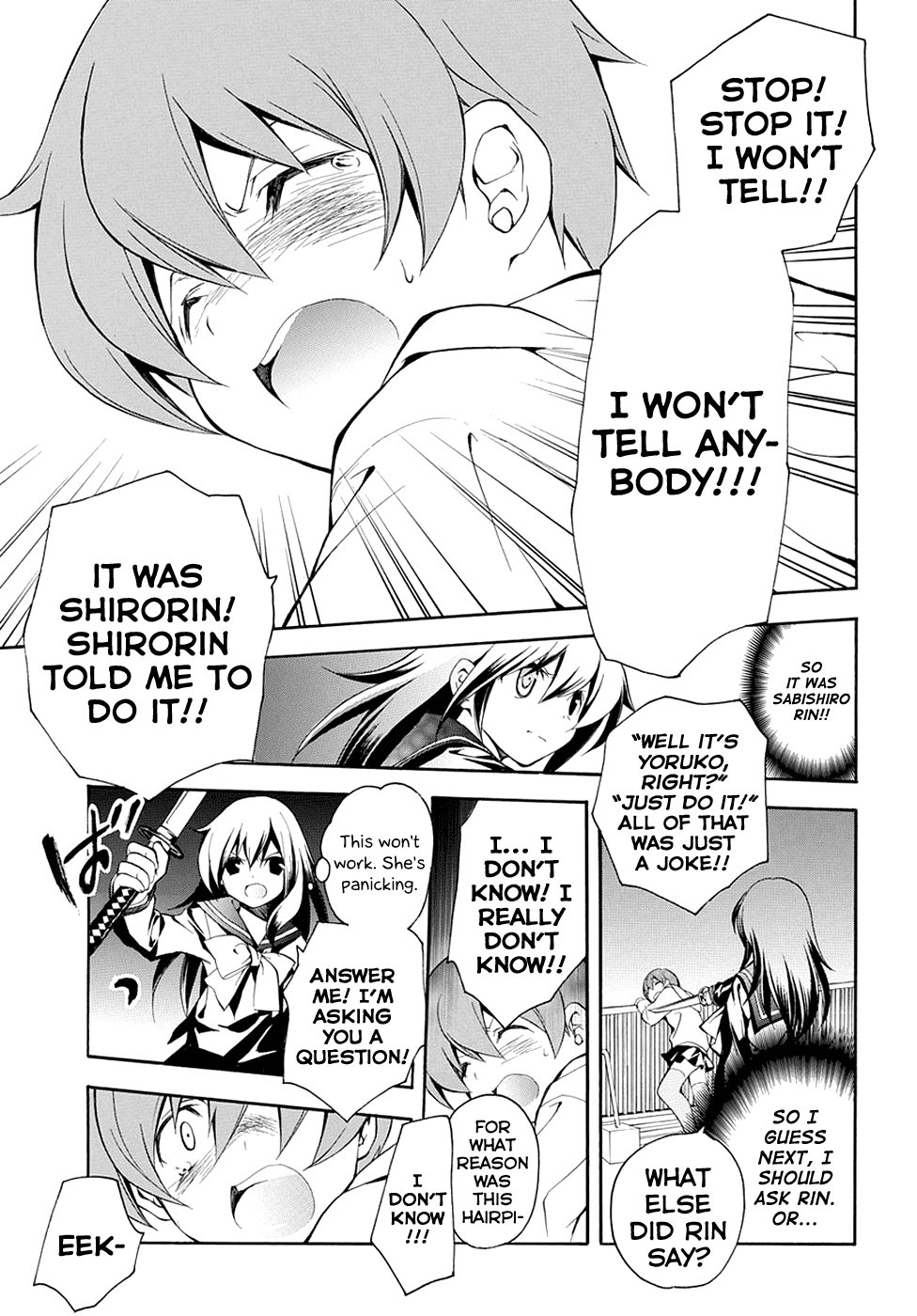 Rurigaki Yoruko no Yuigon Chapter 6 page 11 - Chapter 6 : Thorn of Death
