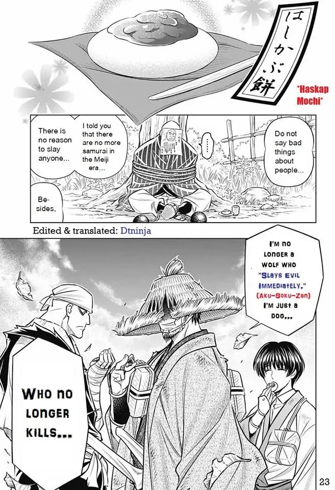 Rurouni Kenshin: Hokkaido Arc Chapter 11 page 22 - Chapter 11: Haskap Mochi