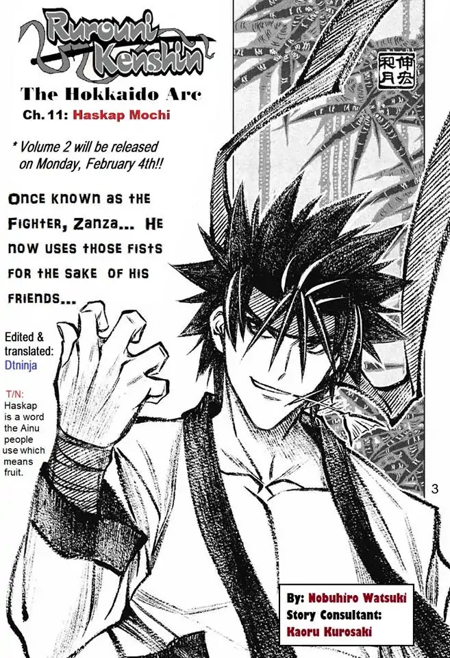 Rurouni Kenshin: Hokkaido Arc Chapter 11 page 3 - Chapter 11: Haskap Mochi