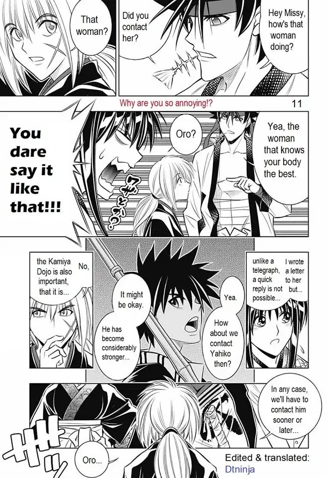 Rurouni Kenshin: Hokkaido Arc Chapter 13 page 11 - Chapter 13: Telegraph Hakodate-Kyoto