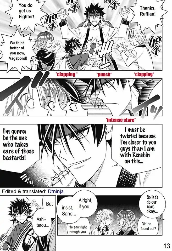 Rurouni Kenshin: Hokkaido Arc Chapter 13 page 13 - Chapter 13: Telegraph Hakodate-Kyoto