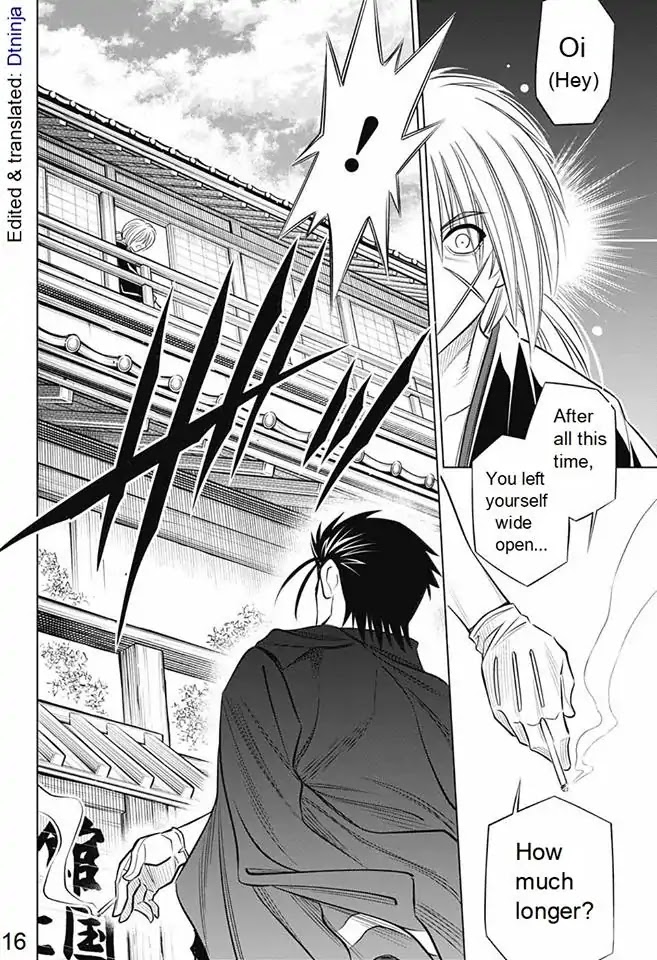 Rurouni Kenshin: Hokkaido Arc Chapter 13 page 16 - Chapter 13: Telegraph Hakodate-Kyoto