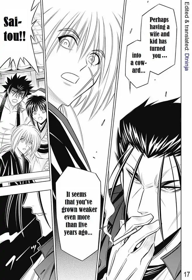 Rurouni Kenshin: Hokkaido Arc Chapter 13 page 17 - Chapter 13: Telegraph Hakodate-Kyoto