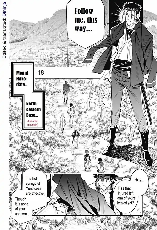 Rurouni Kenshin: Hokkaido Arc Chapter 13 page 18 - Chapter 13: Telegraph Hakodate-Kyoto