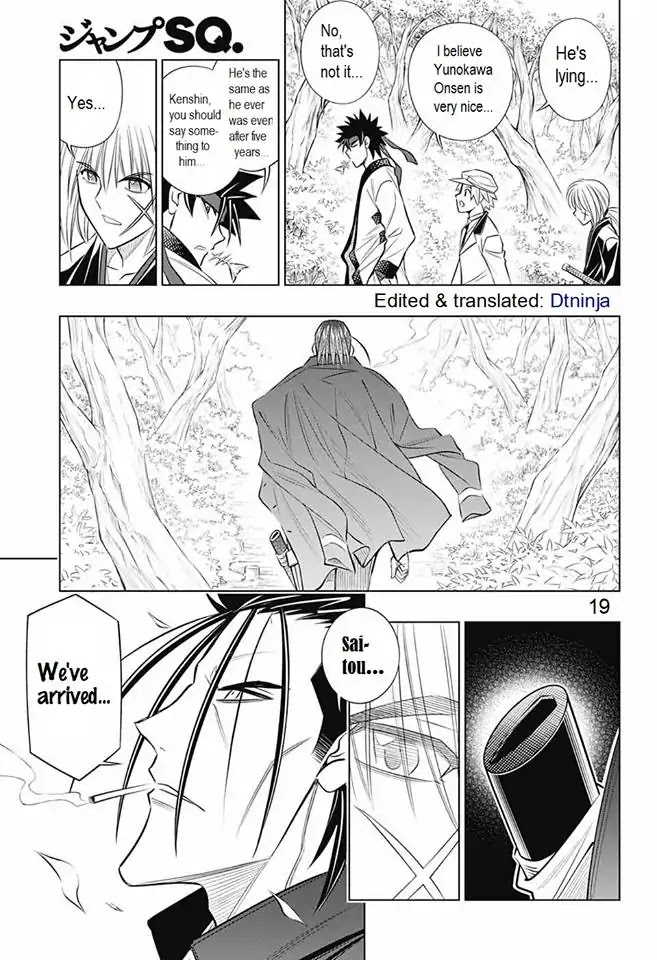 Rurouni Kenshin: Hokkaido Arc Chapter 13 page 19 - Chapter 13: Telegraph Hakodate-Kyoto