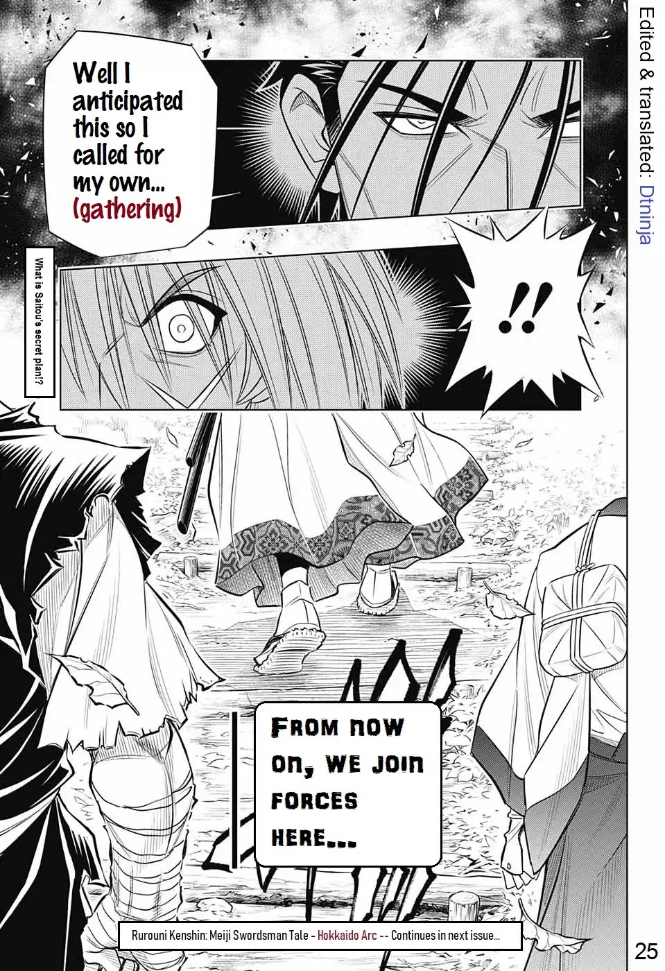 Rurouni Kenshin: Hokkaido Arc Chapter 13 page 23 - Chapter 13: Telegraph Hakodate-Kyoto
