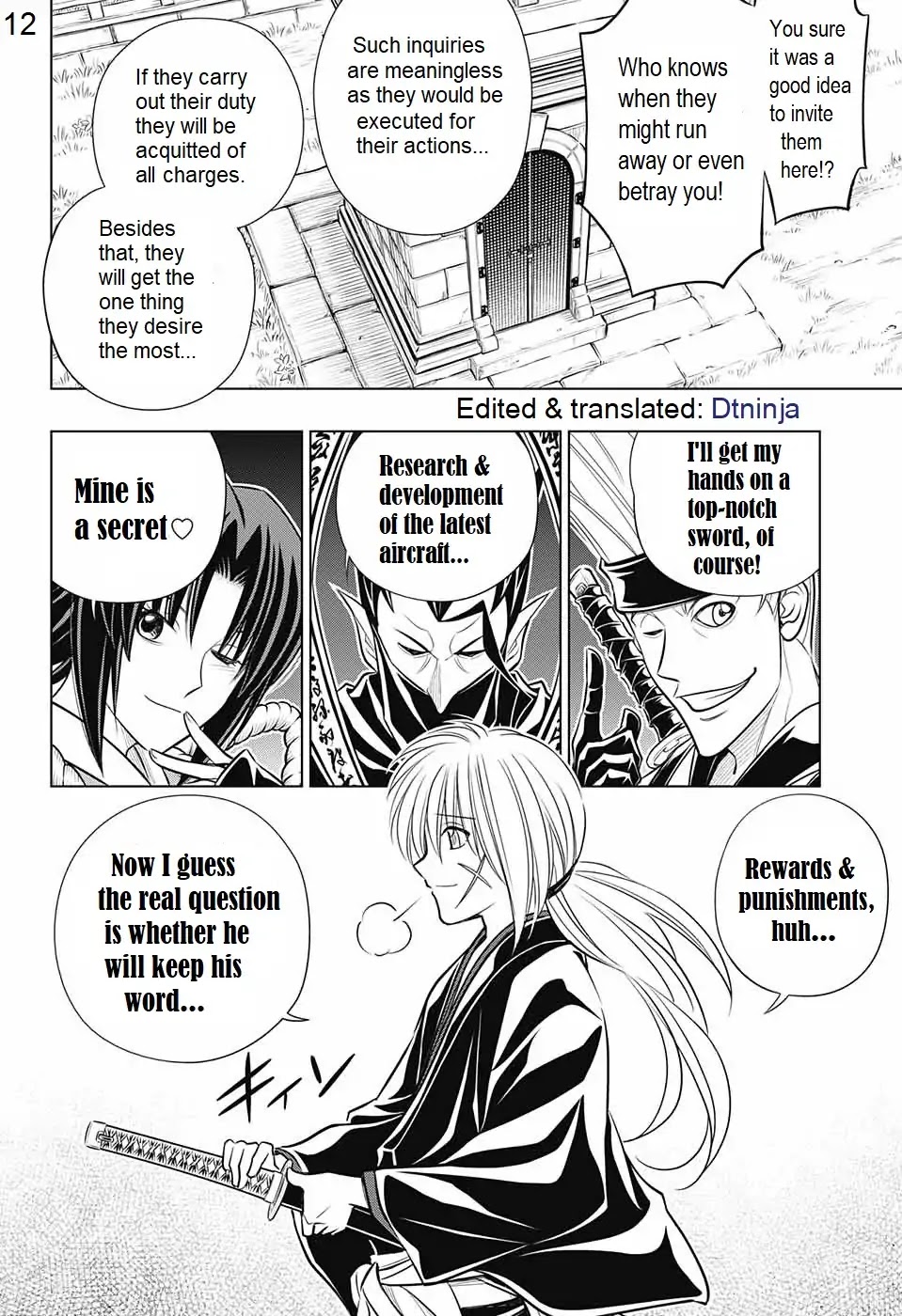 Rurouni Kenshin: Hokkaido Arc Chapter 14 page 12 - Chapter 14: Gathering