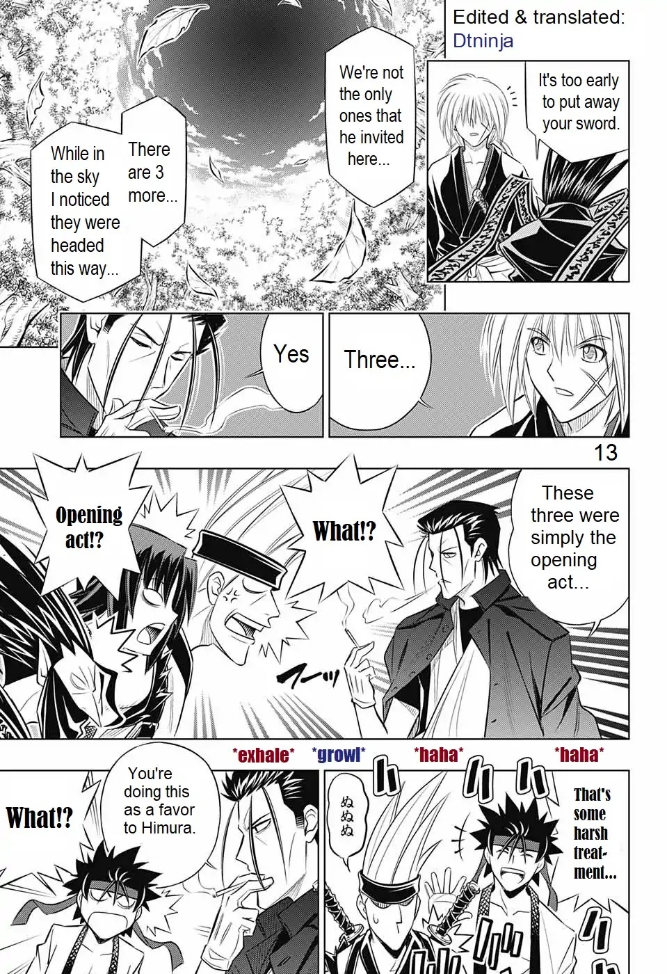 Rurouni Kenshin: Hokkaido Arc Chapter 14 page 13 - Chapter 14: Gathering