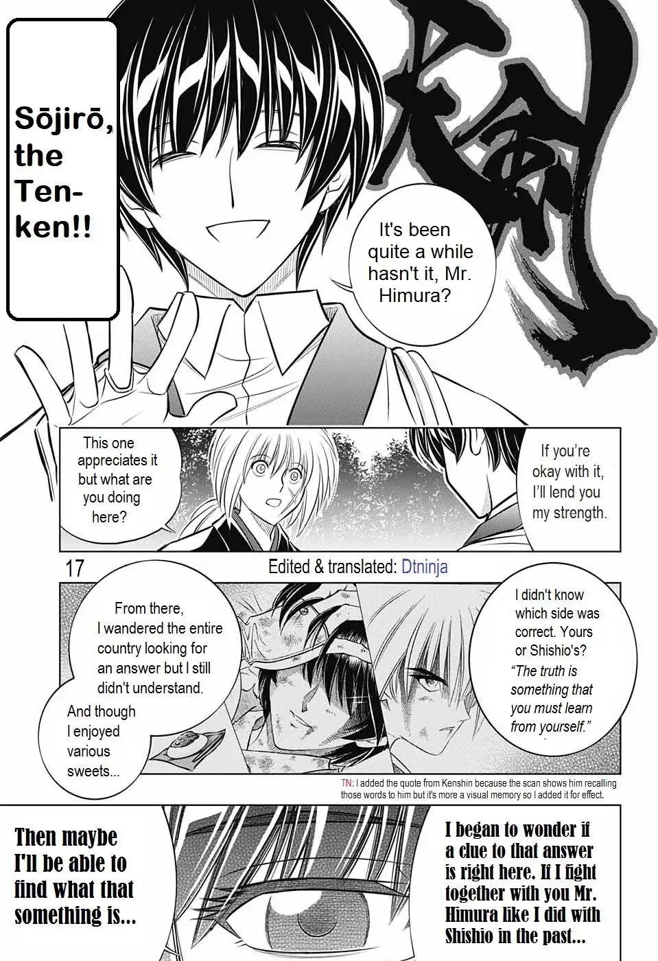 Rurouni Kenshin: Hokkaido Arc Chapter 14 page 17 - Chapter 14: Gathering