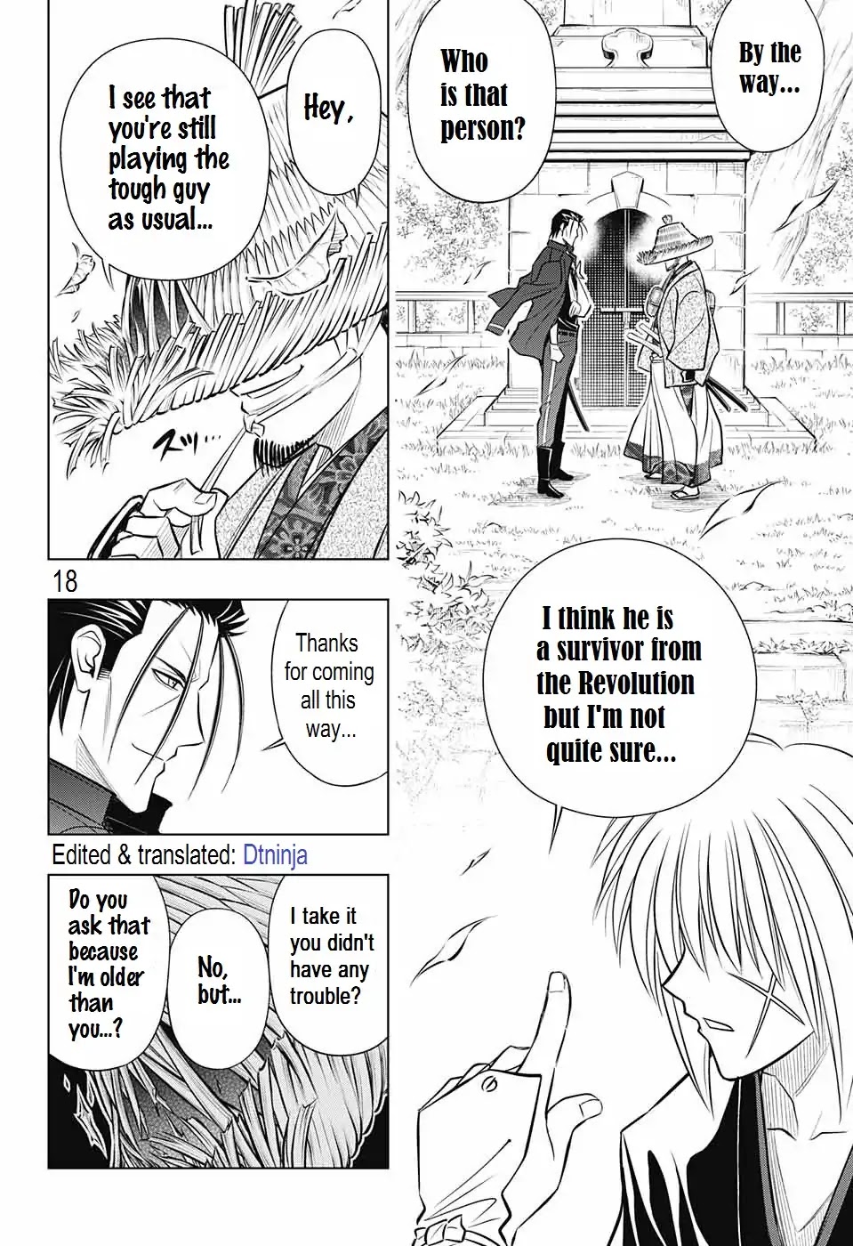Rurouni Kenshin: Hokkaido Arc Chapter 14 page 18 - Chapter 14: Gathering