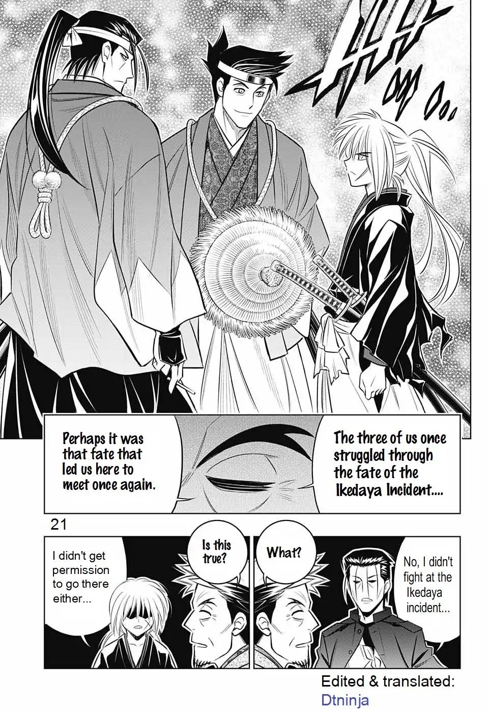 Rurouni Kenshin: Hokkaido Arc Chapter 14 page 21 - Chapter 14: Gathering
