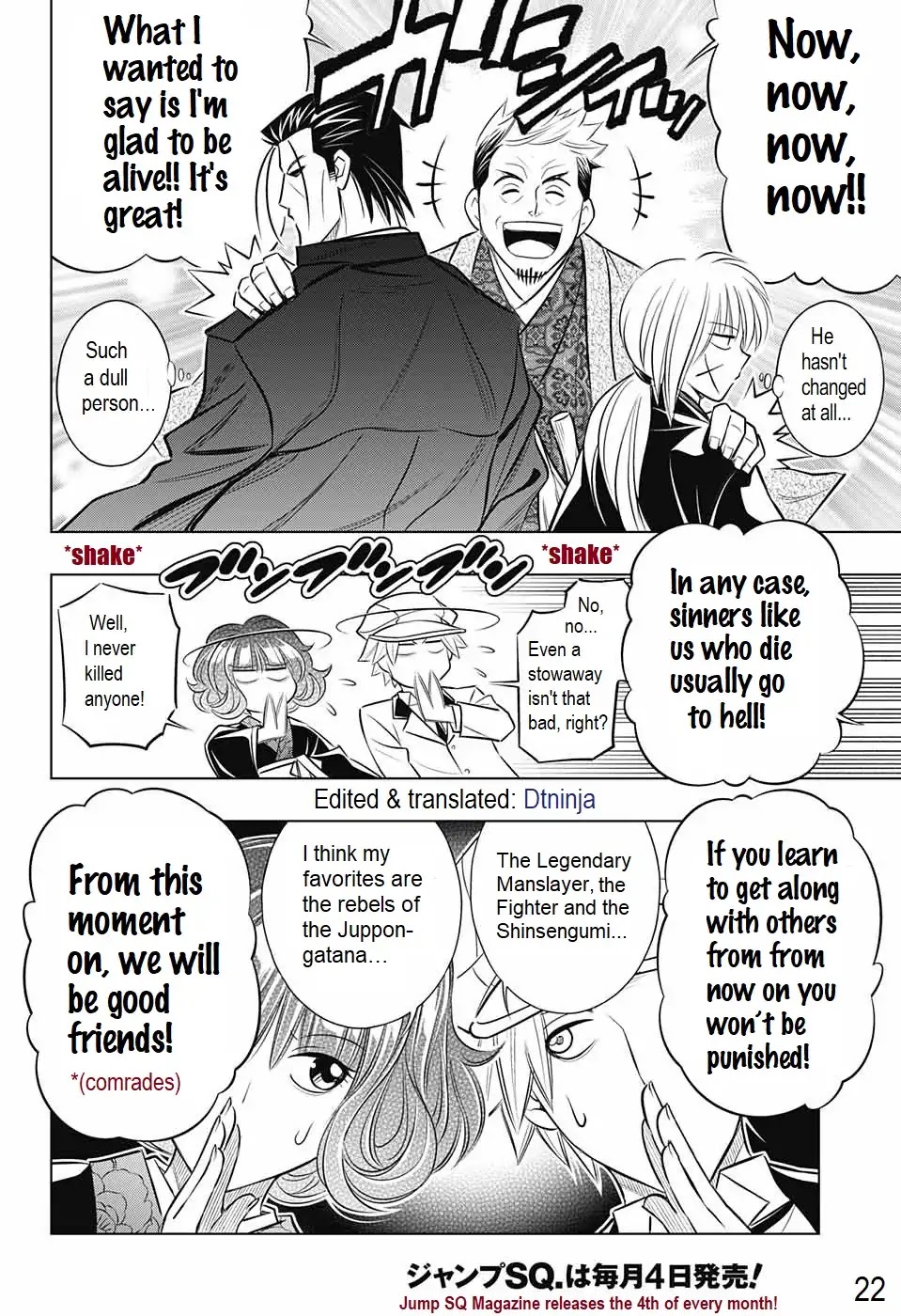 Rurouni Kenshin: Hokkaido Arc Chapter 14 page 22 - Chapter 14: Gathering