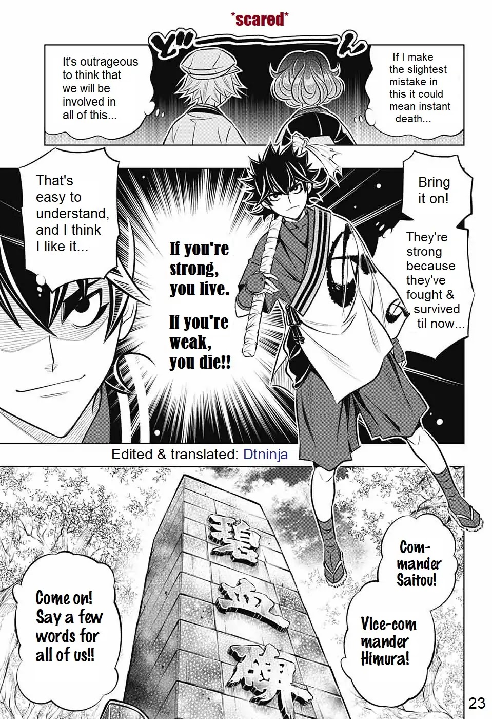Rurouni Kenshin: Hokkaido Arc Chapter 14 page 23 - Chapter 14: Gathering