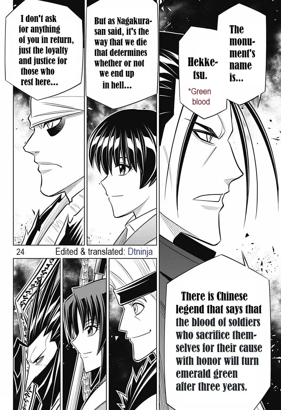 Rurouni Kenshin: Hokkaido Arc Chapter 14 page 24 - Chapter 14: Gathering