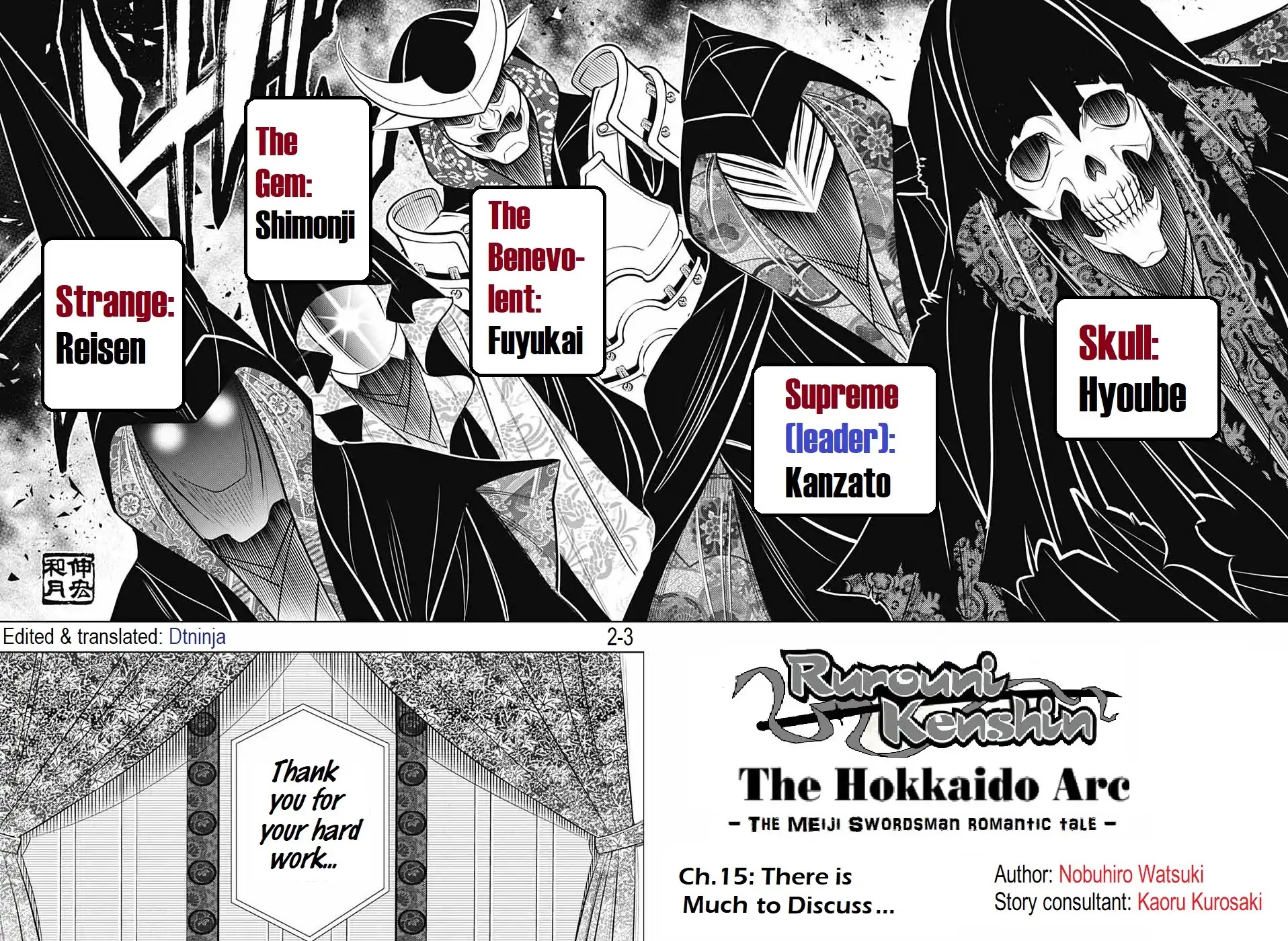 Rurouni Kenshin: Hokkaido Arc Chapter 15 page 2 - Chapter 15: There is Much to Discuss