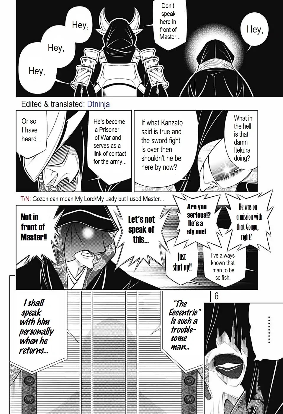 Rurouni Kenshin: Hokkaido Arc Chapter 15 page 5 - Chapter 15: There is Much to Discuss