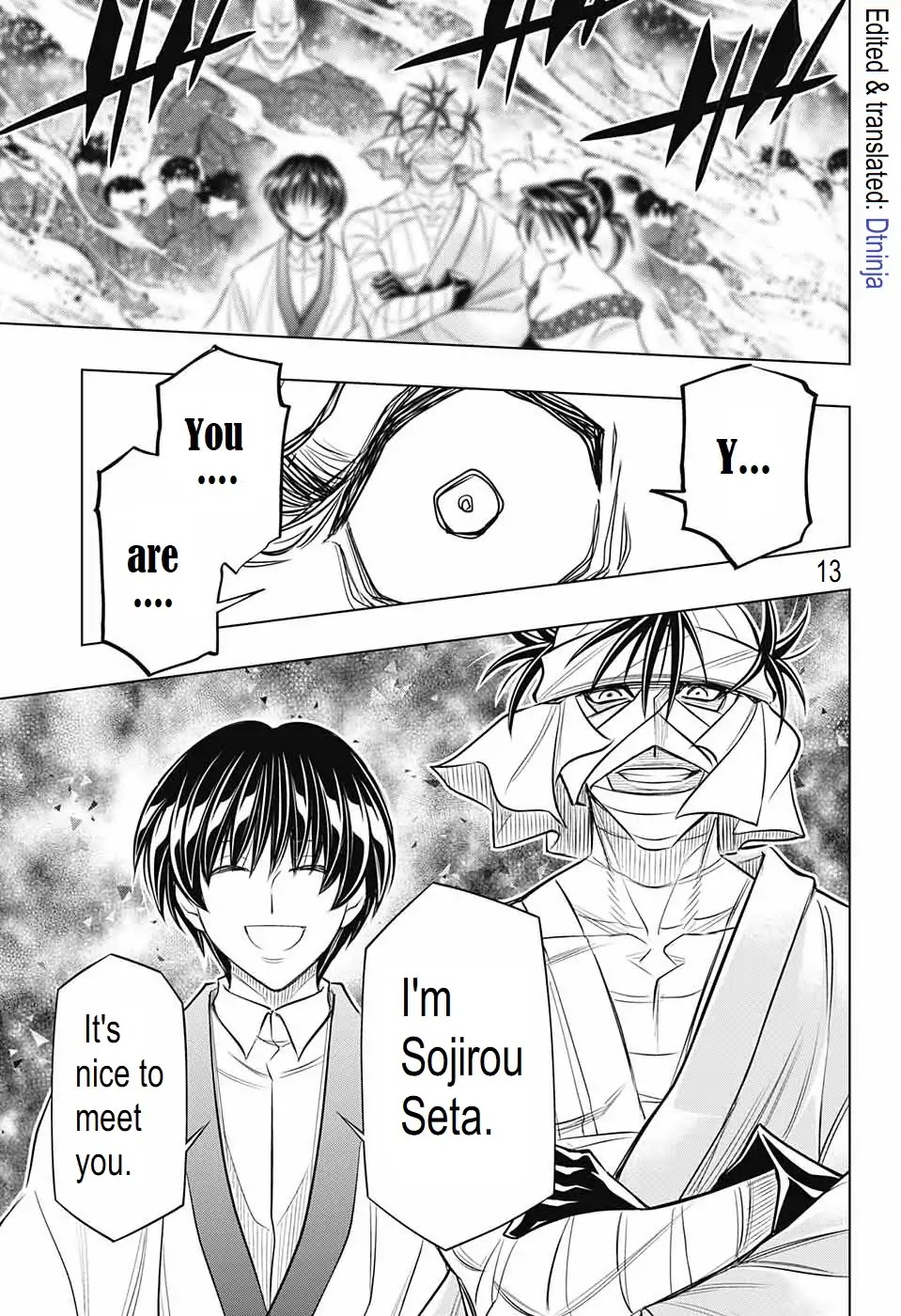 Rurouni Kenshin: Hokkaido Arc Chapter 16 page 13 - Chapter 16: You Are!!!!