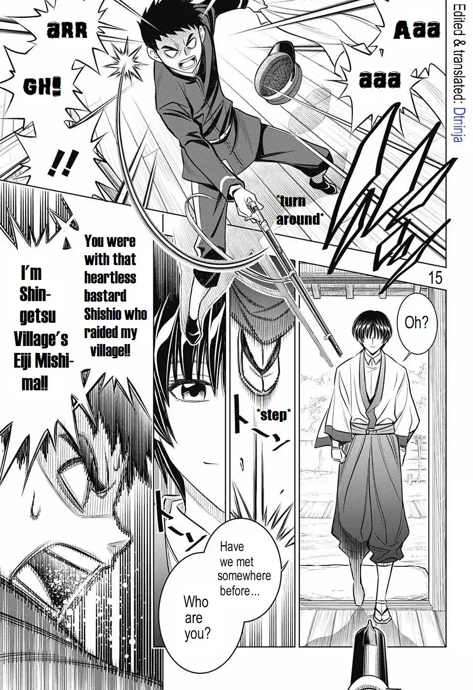 Rurouni Kenshin: Hokkaido Arc Chapter 16 page 15 - Chapter 16: You Are!!!!