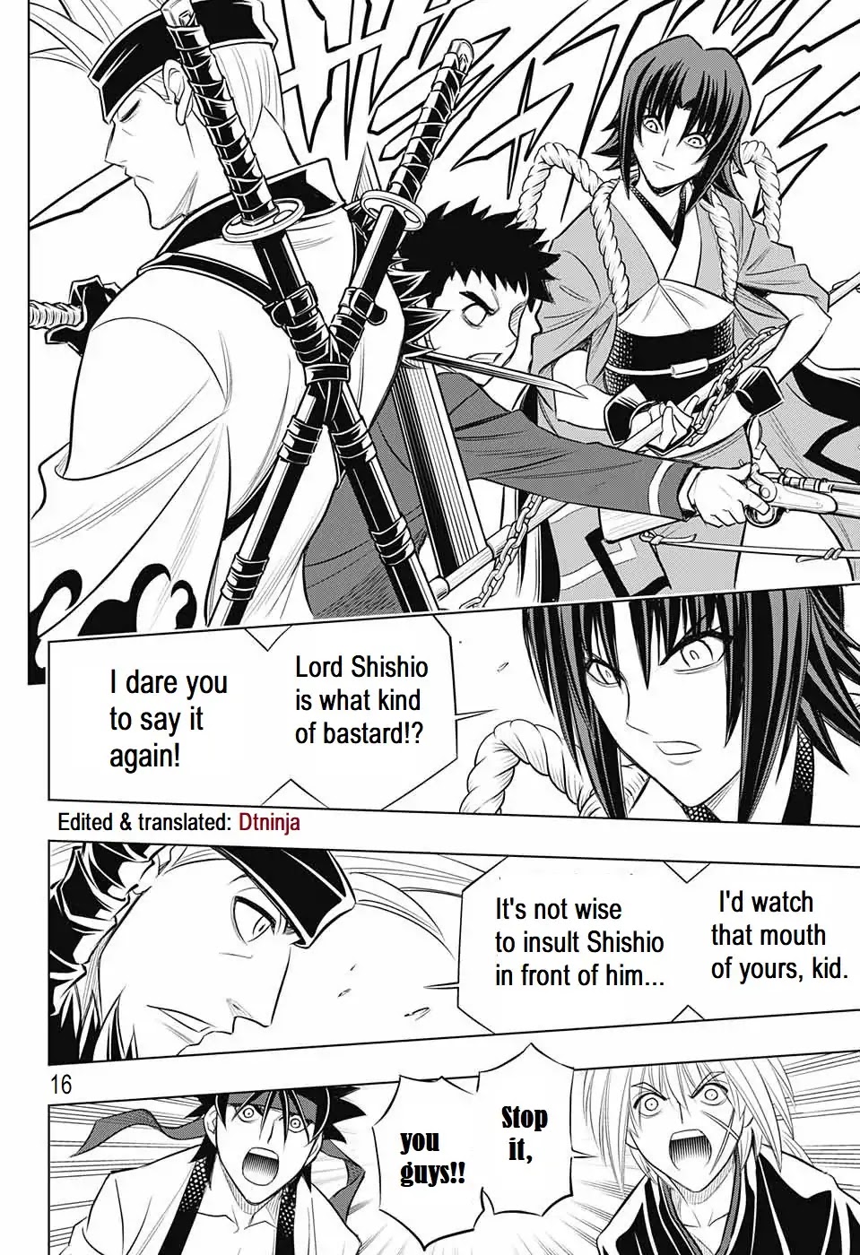 Rurouni Kenshin: Hokkaido Arc Chapter 16 page 16 - Chapter 16: You Are!!!!
