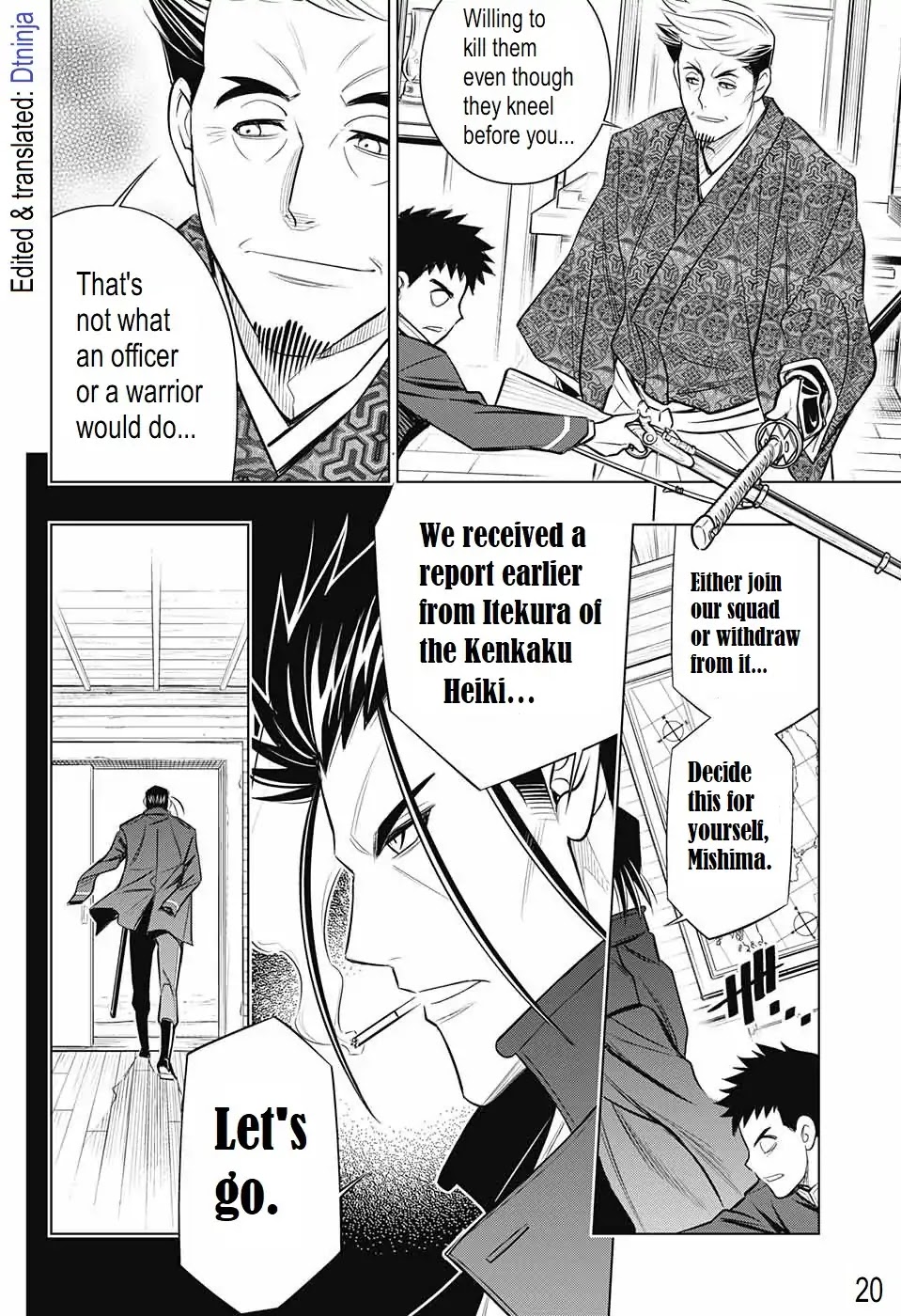 Rurouni Kenshin: Hokkaido Arc Chapter 16 page 20 - Chapter 16: You Are!!!!