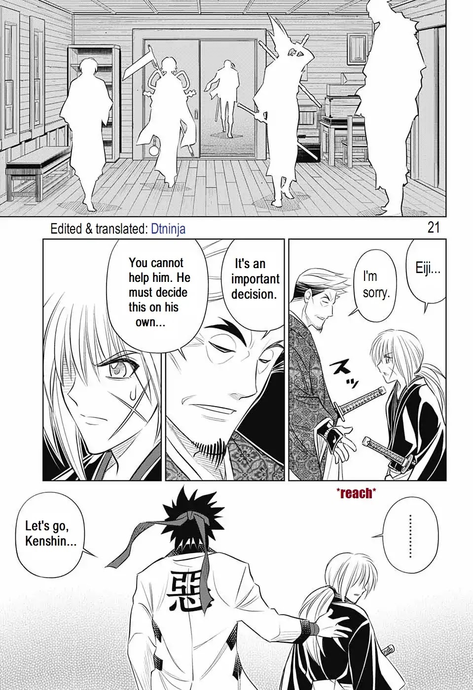 Rurouni Kenshin: Hokkaido Arc Chapter 16 page 21 - Chapter 16: You Are!!!!