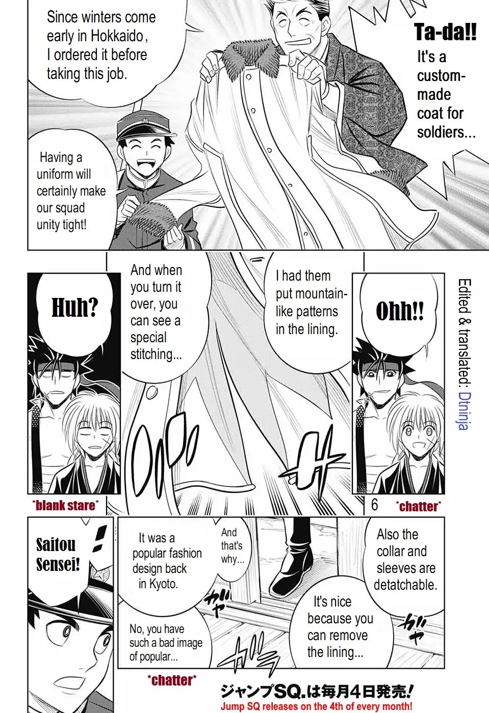 Rurouni Kenshin: Hokkaido Arc Chapter 16 page 6 - Chapter 16: You Are!!!!