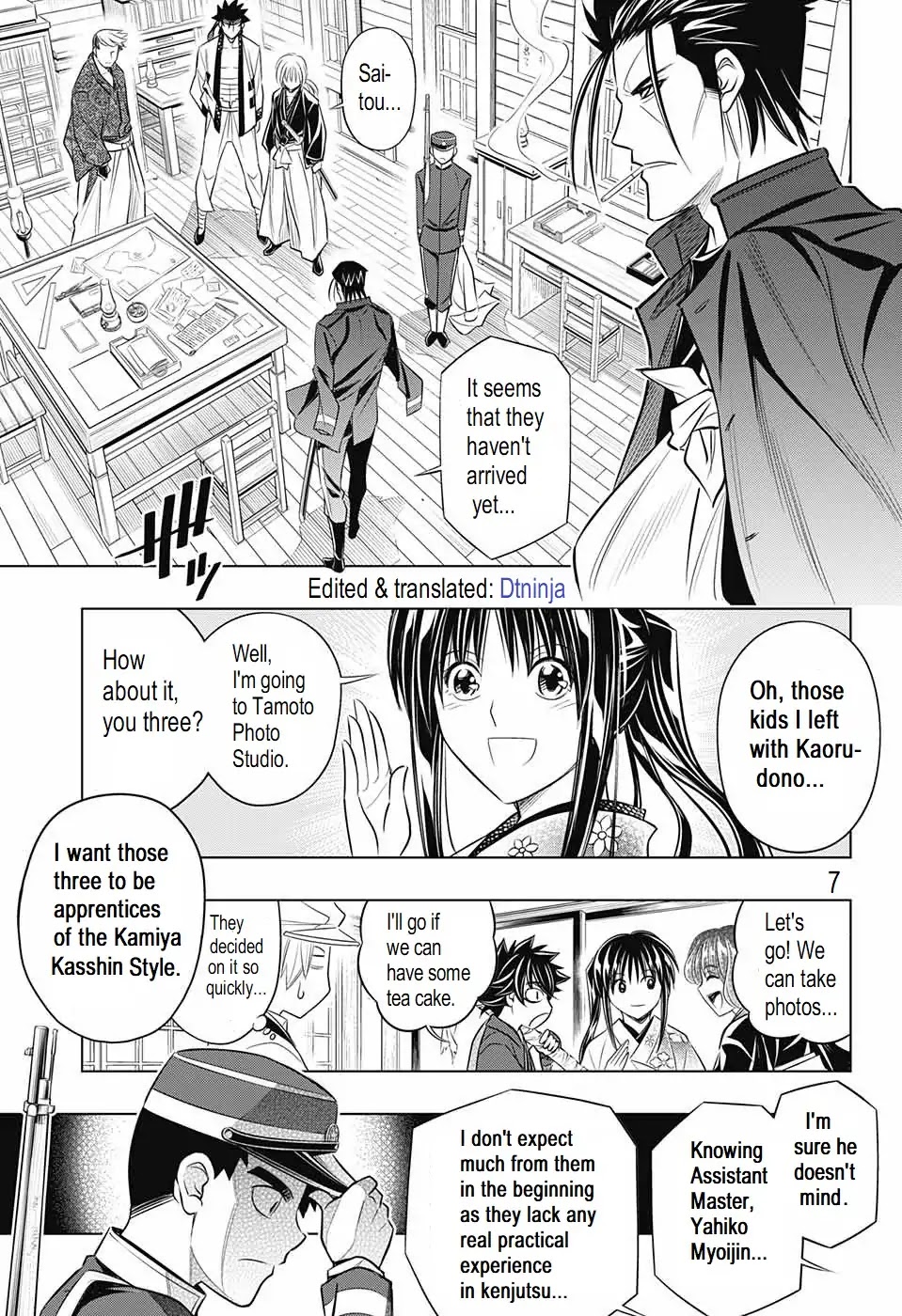 Rurouni Kenshin: Hokkaido Arc Chapter 16 page 7 - Chapter 16: You Are!!!!