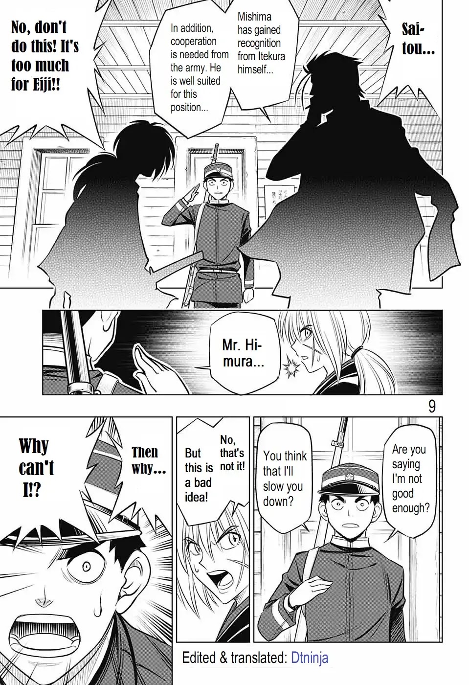 Rurouni Kenshin: Hokkaido Arc Chapter 16 page 9 - Chapter 16: You Are!!!!