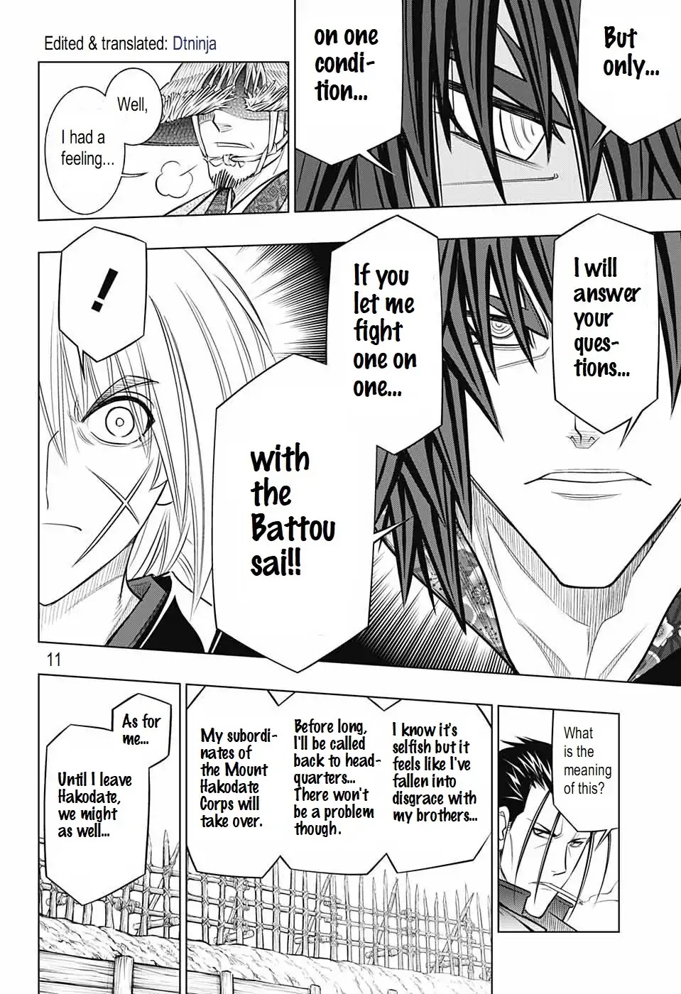 Rurouni Kenshin: Hokkaido Arc Chapter 17 page 10 - Chapter 17: Fighting Spirit