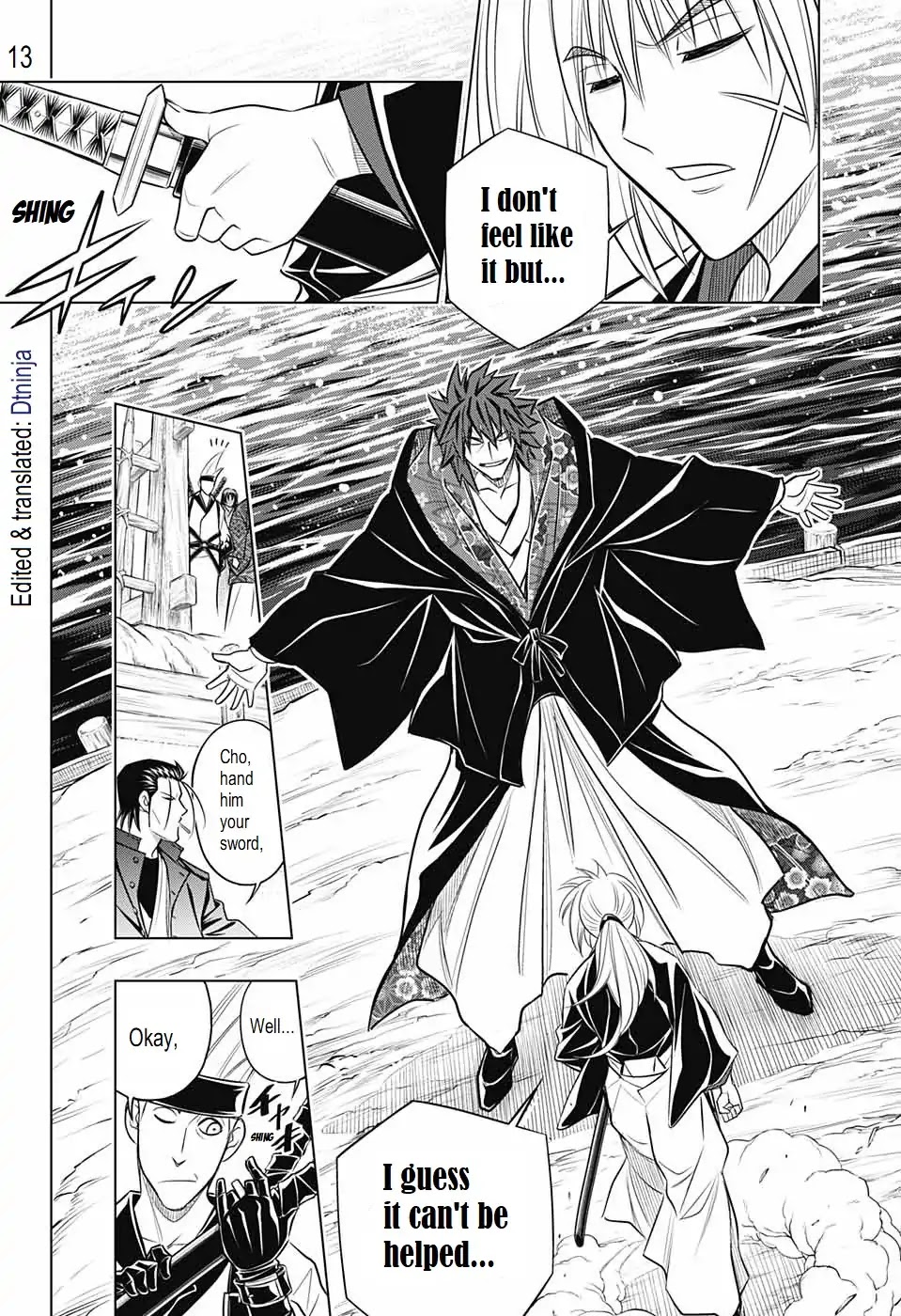 Rurouni Kenshin: Hokkaido Arc Chapter 17 page 12 - Chapter 17: Fighting Spirit