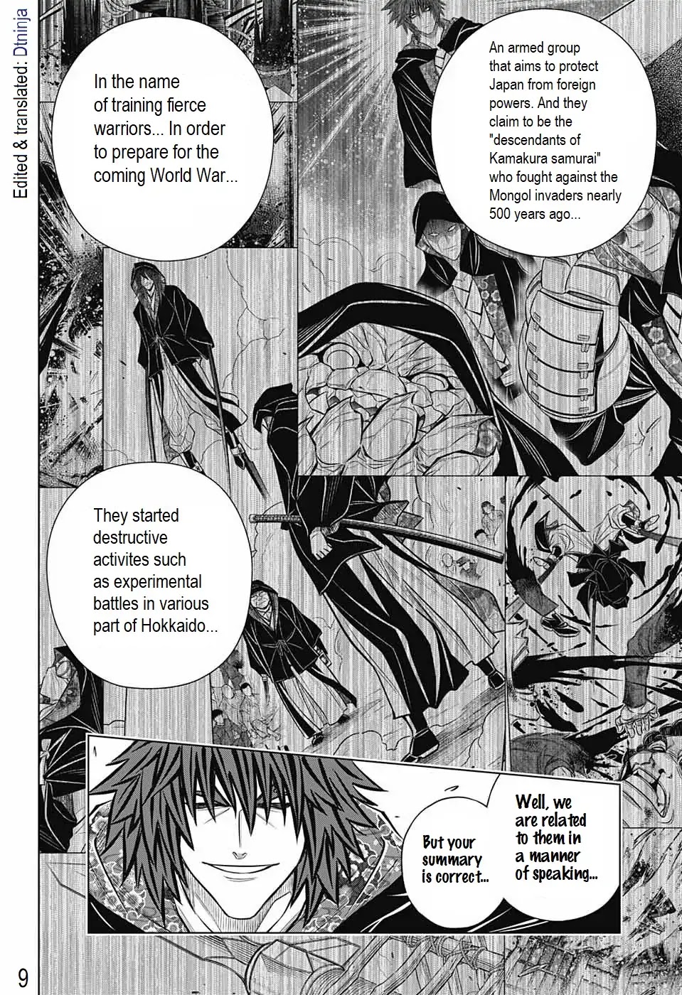 Rurouni Kenshin: Hokkaido Arc Chapter 17 page 8 - Chapter 17: Fighting Spirit
