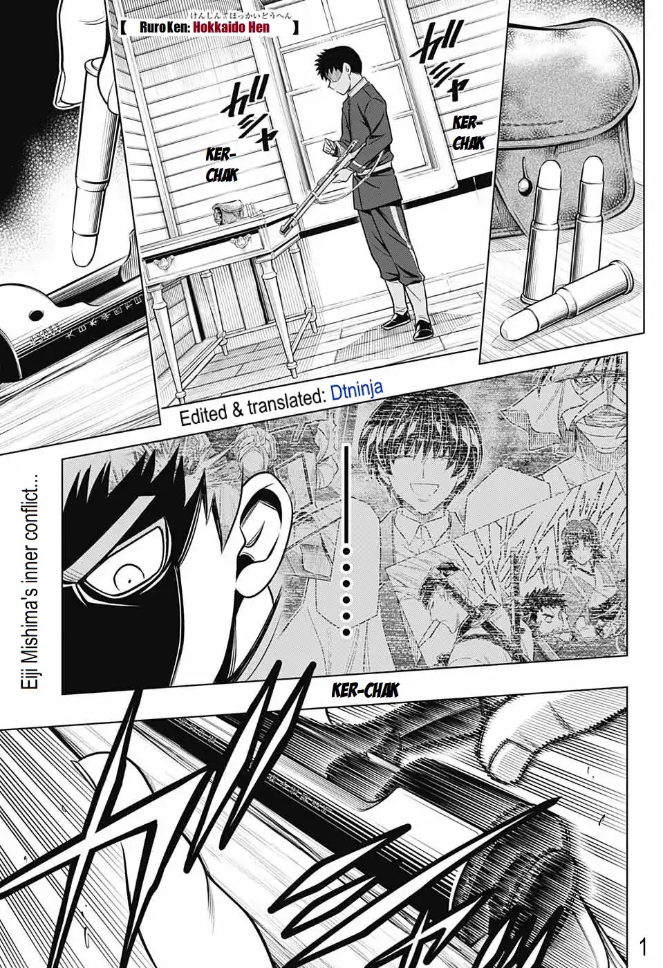 Rurouni Kenshin: Hokkaido Arc Chapter 18 page 1 - Chapter 18: Itekura's Fierce Attack