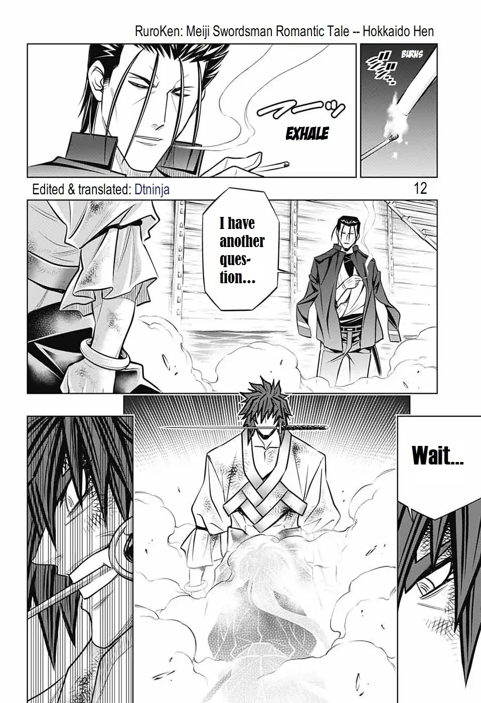 Rurouni Kenshin: Hokkaido Arc Chapter 18 page 11 - Chapter 18: Itekura's Fierce Attack
