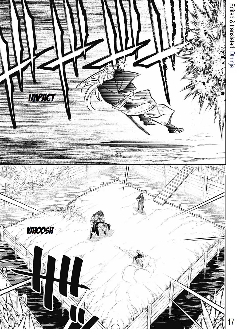 Rurouni Kenshin: Hokkaido Arc Chapter 18 page 15 - Chapter 18: Itekura's Fierce Attack