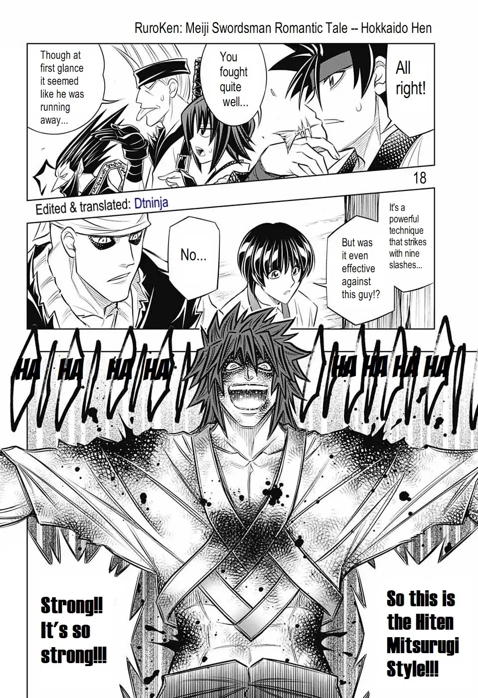 Rurouni Kenshin: Hokkaido Arc Chapter 18 page 16 - Chapter 18: Itekura's Fierce Attack