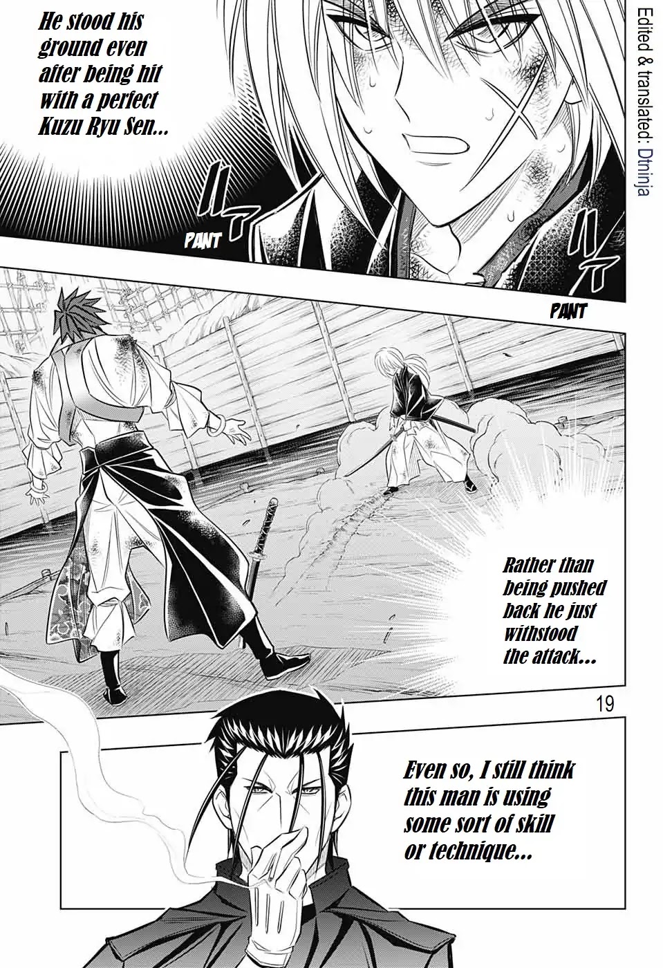 Rurouni Kenshin: Hokkaido Arc Chapter 18 page 17 - Chapter 18: Itekura's Fierce Attack