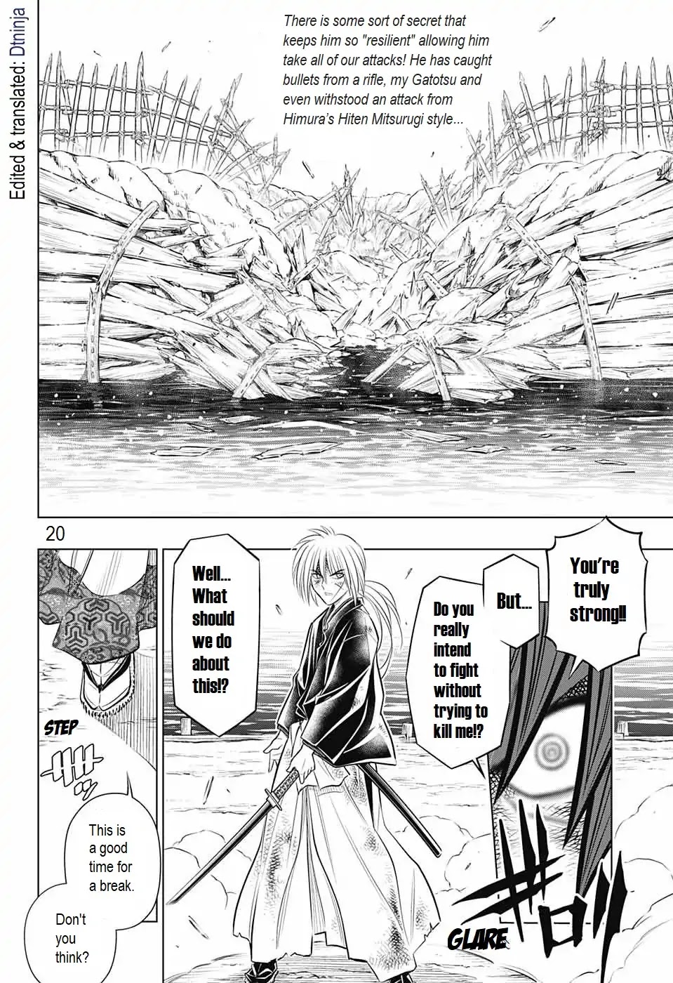 Rurouni Kenshin: Hokkaido Arc Chapter 18 page 18 - Chapter 18: Itekura's Fierce Attack