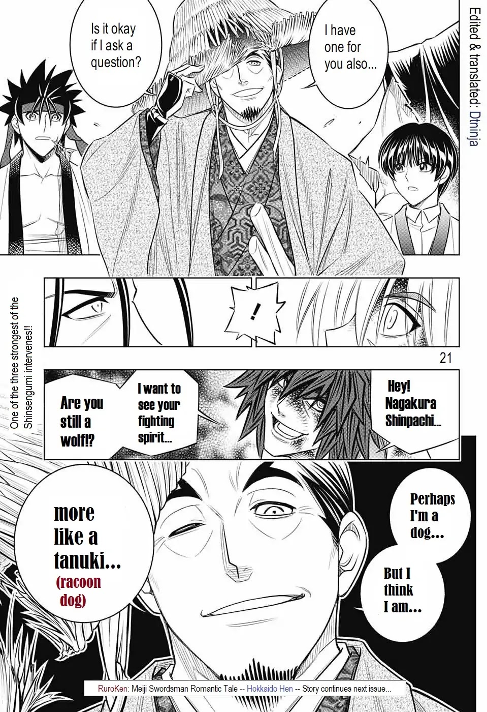 Rurouni Kenshin: Hokkaido Arc Chapter 18 page 19 - Chapter 18: Itekura's Fierce Attack