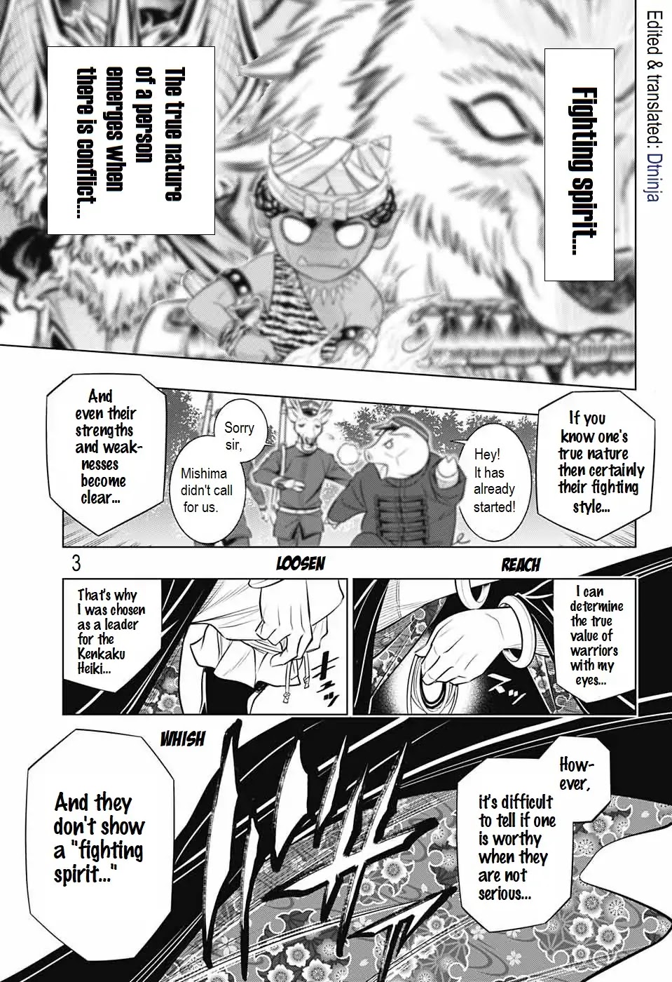 Rurouni Kenshin: Hokkaido Arc Chapter 18 page 3 - Chapter 18: Itekura's Fierce Attack