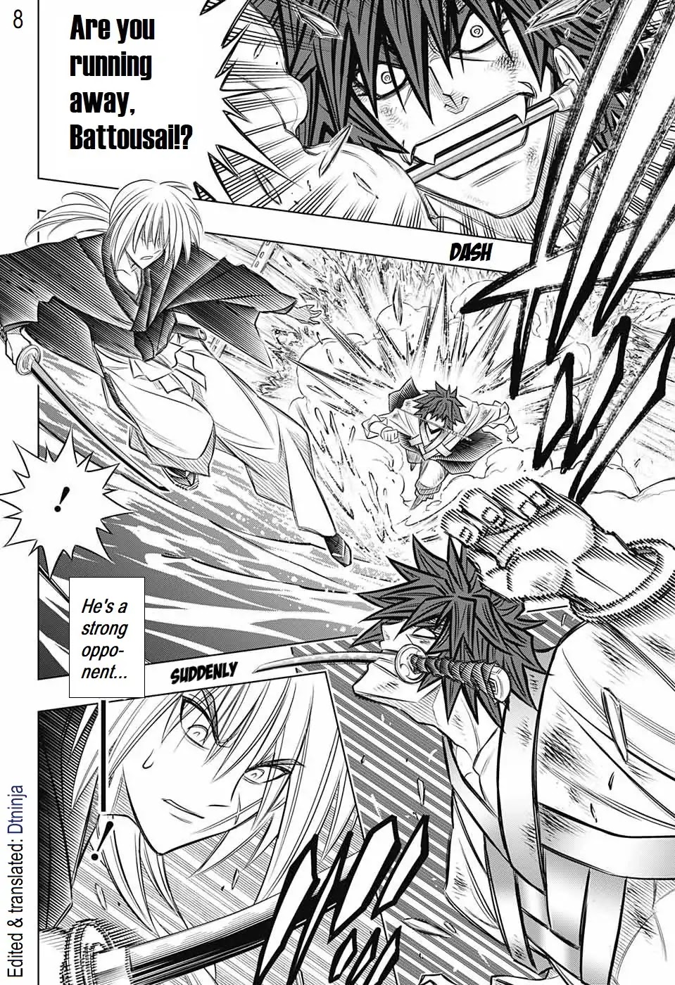 Rurouni Kenshin: Hokkaido Arc Chapter 18 page 7 - Chapter 18: Itekura's Fierce Attack