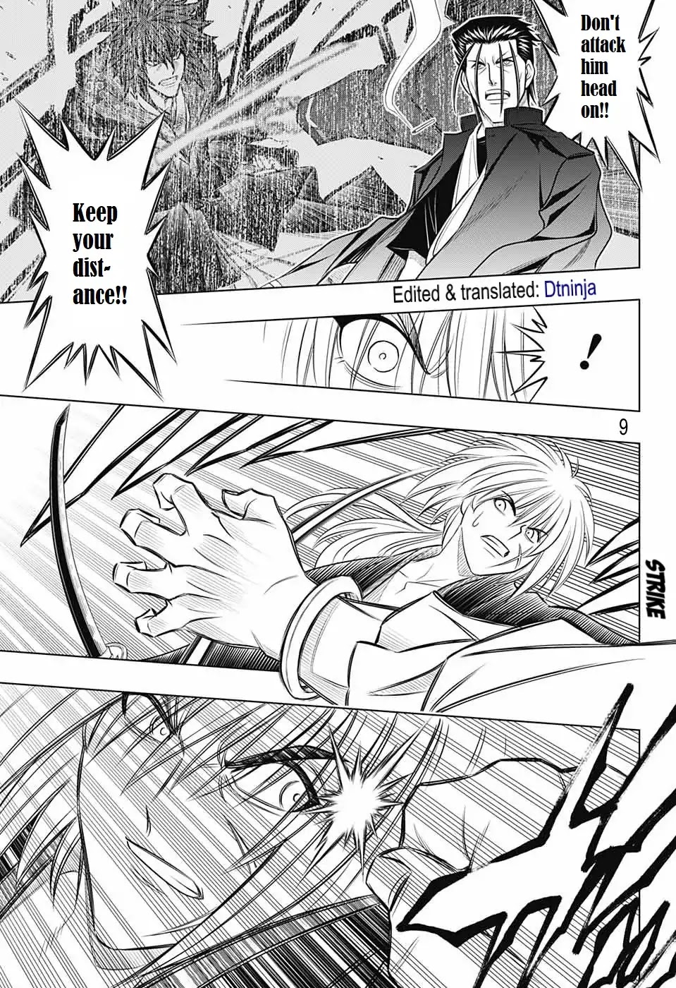 Rurouni Kenshin: Hokkaido Arc Chapter 18 page 8 - Chapter 18: Itekura's Fierce Attack