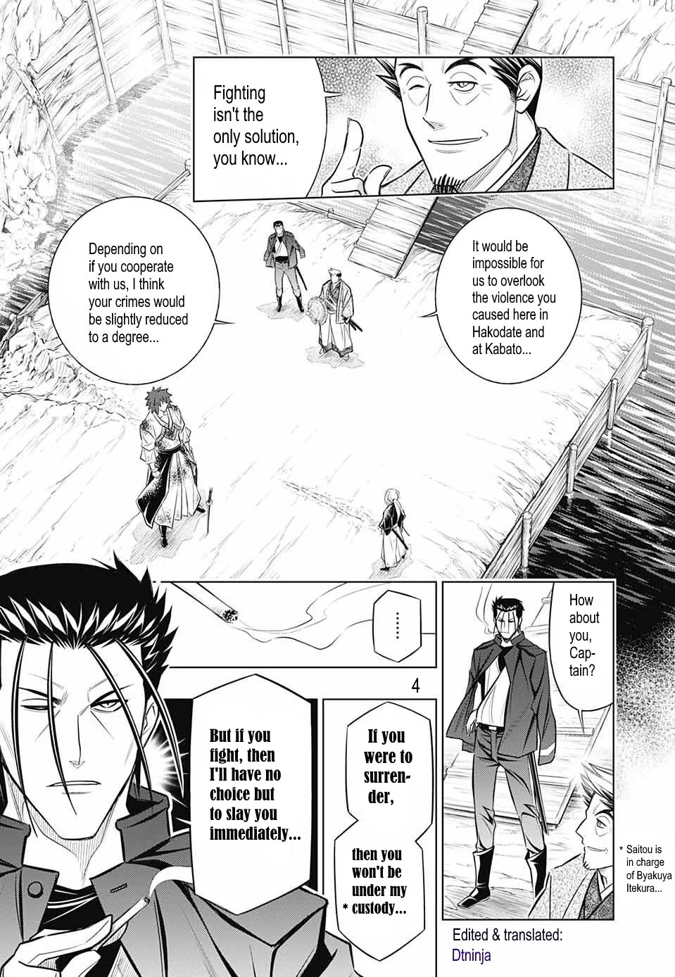 Rurouni Kenshin: Hokkaido Arc Chapter 19 page 4 - Chapter 19: Product of Hell