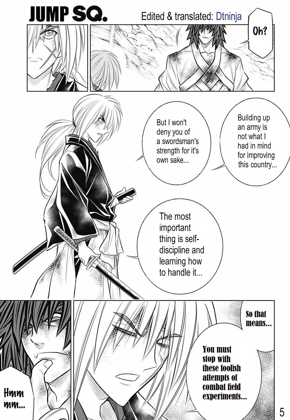 Rurouni Kenshin: Hokkaido Arc Chapter 19 page 5 - Chapter 19: Product of Hell
