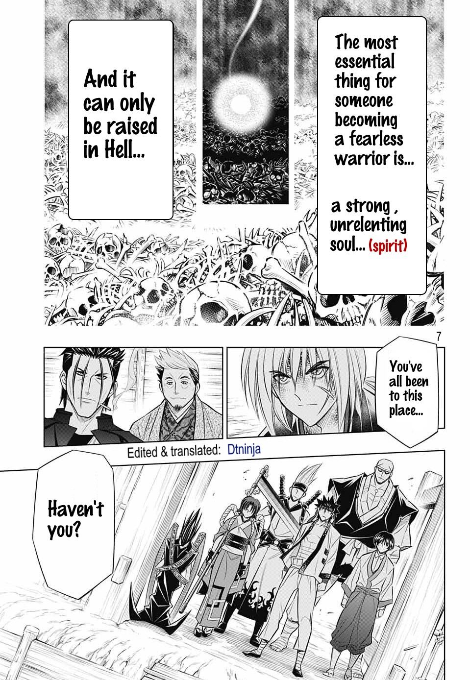 Rurouni Kenshin: Hokkaido Arc Chapter 19 page 7 - Chapter 19: Product of Hell